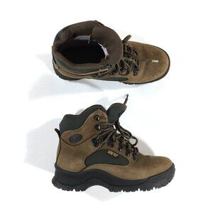 Vasque Brown and Green Lace Up Boots